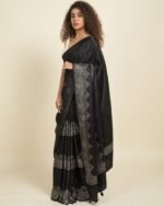Cotton Saree with Tassels - Image 5