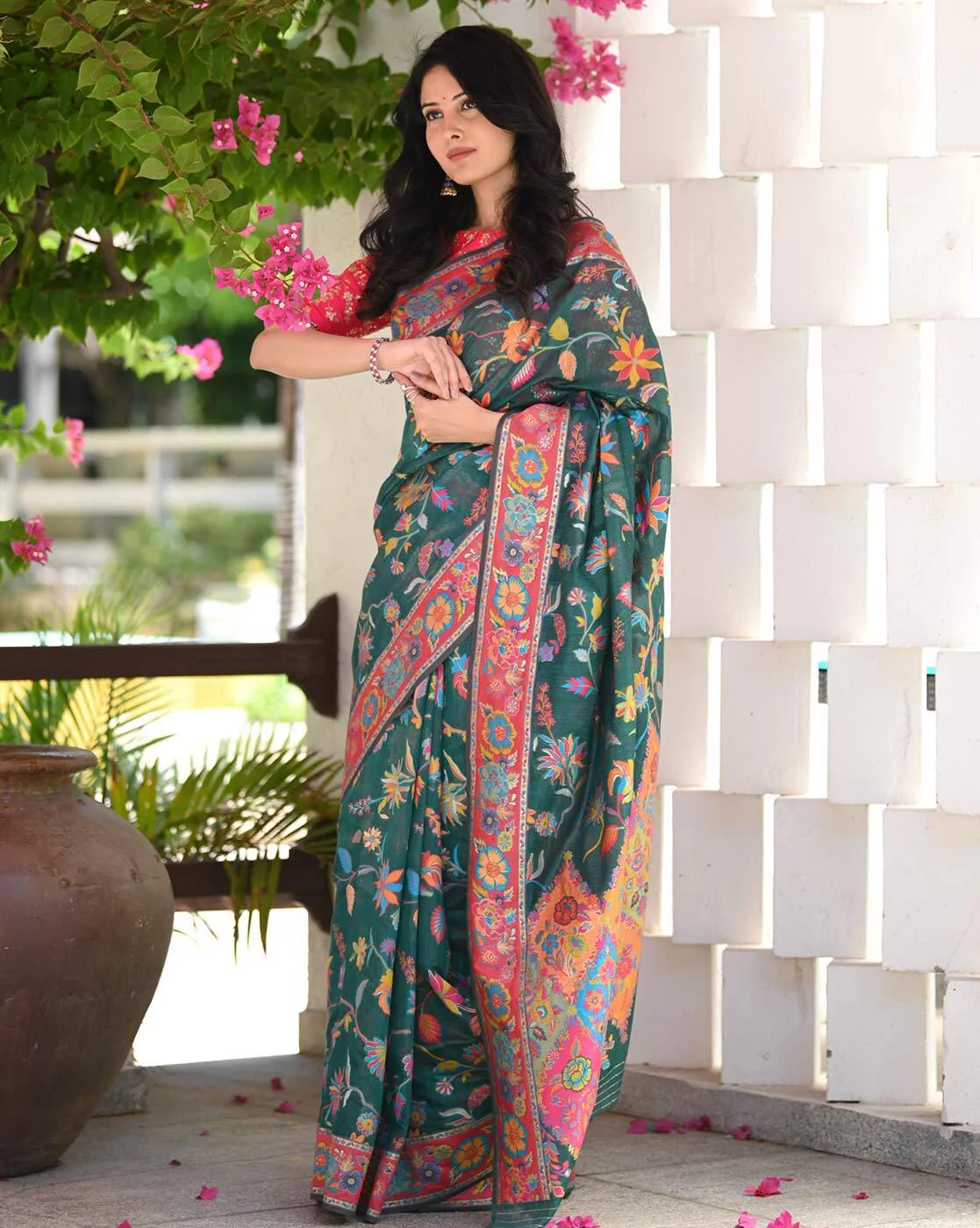 Traditional saree fashion